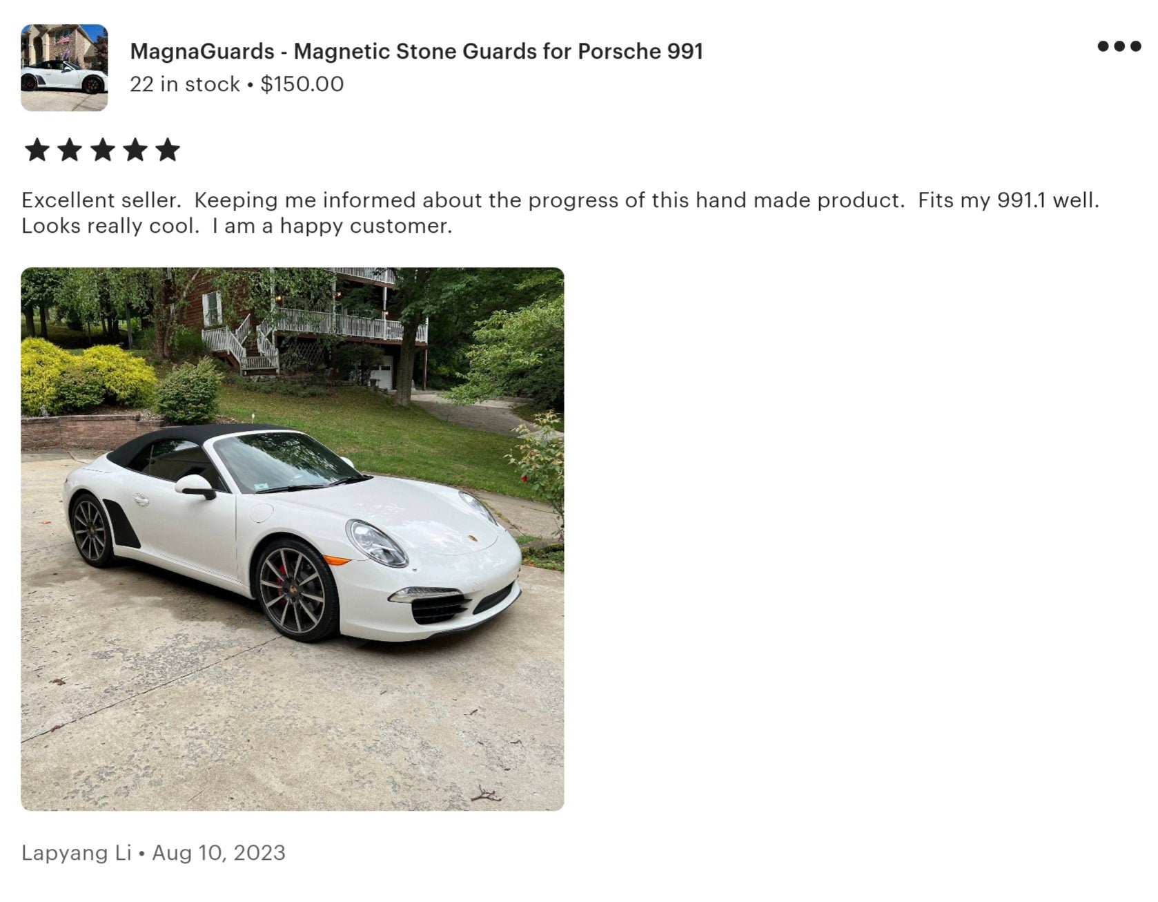 Magnetic Stone Guards for Porsche 911 (997 / 991) – Paint Protection Set