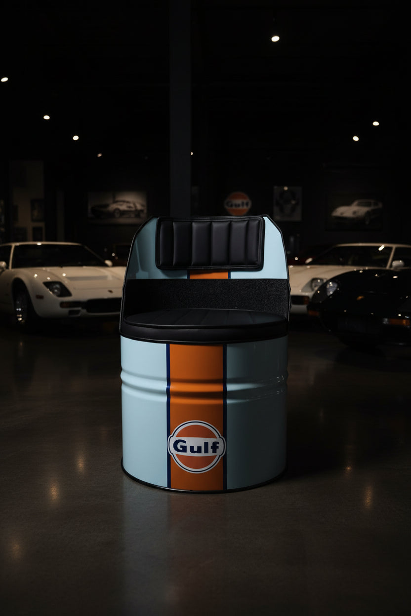 Gulf Inspired GT40 Motorsport Barrel Chair