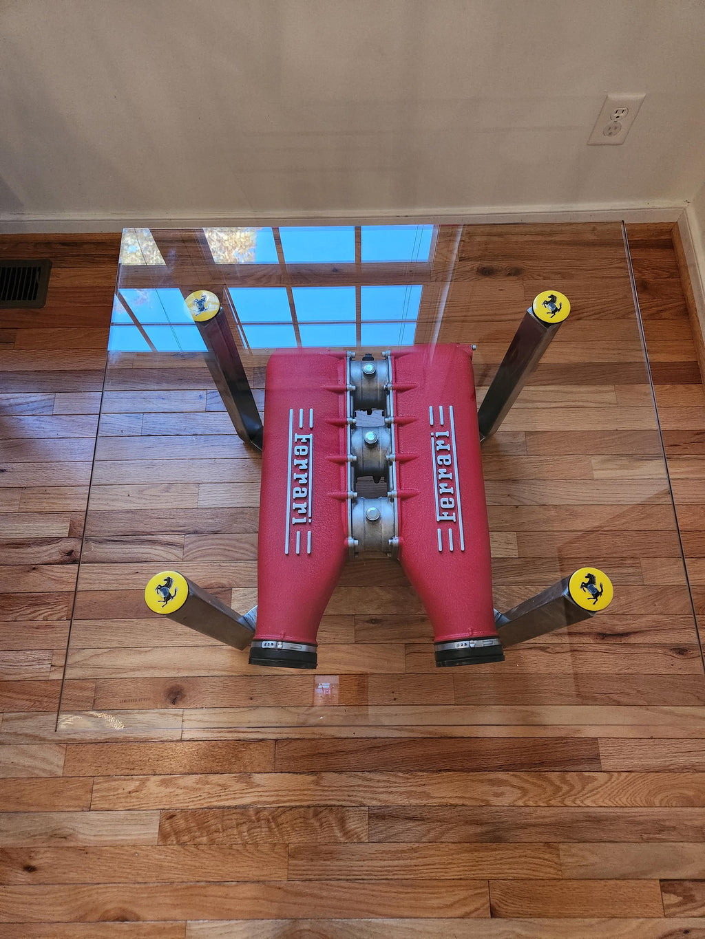 Ferrari 458 Italia Intake Manifold Coffee Table