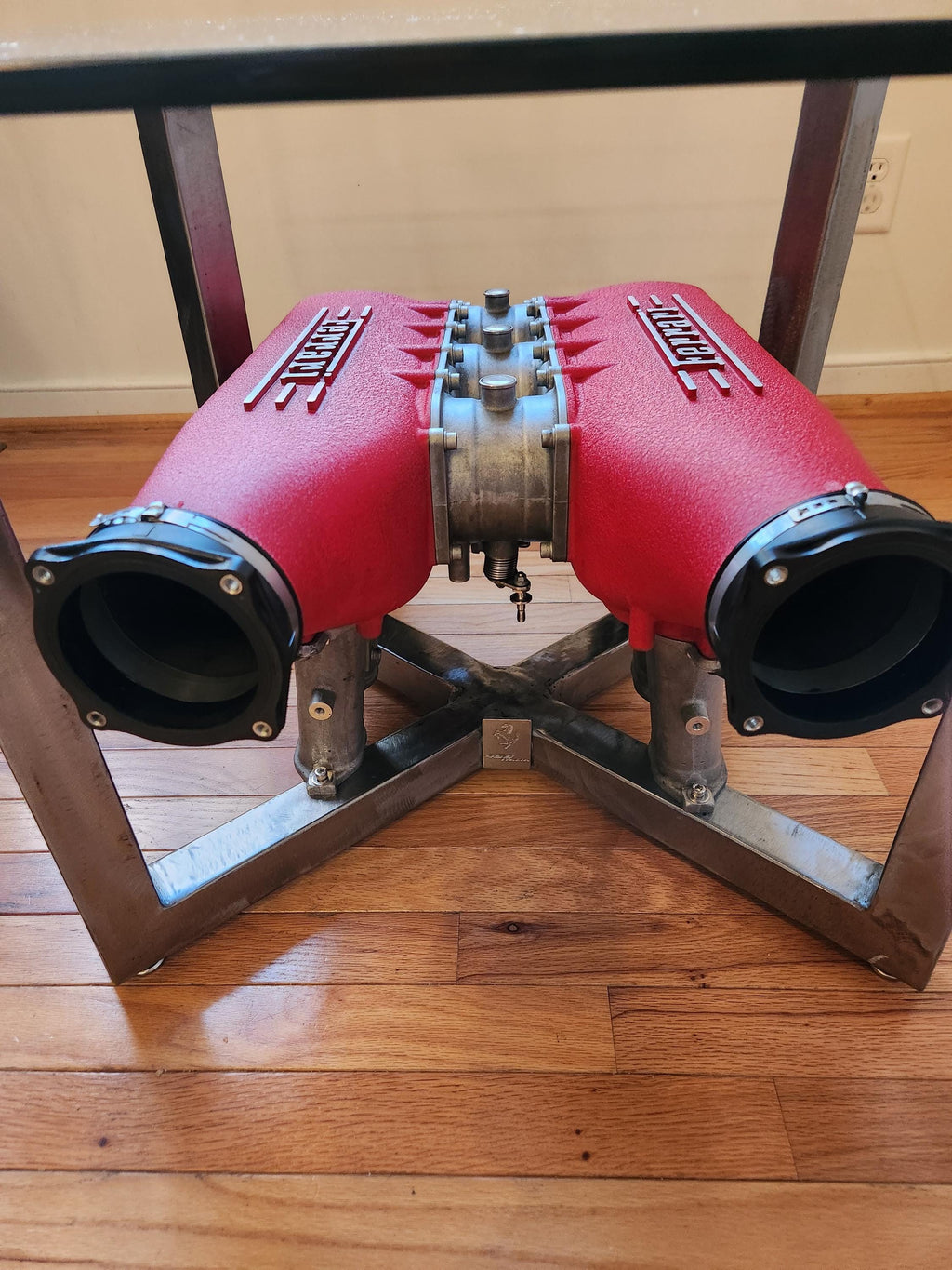 Ferrari 458 Italia Intake Manifold Coffee Table