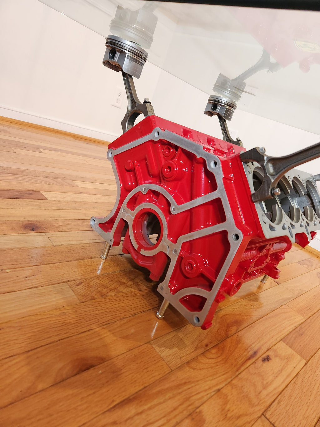 Ferrari Mondial V8 Engine Block Coffee Table