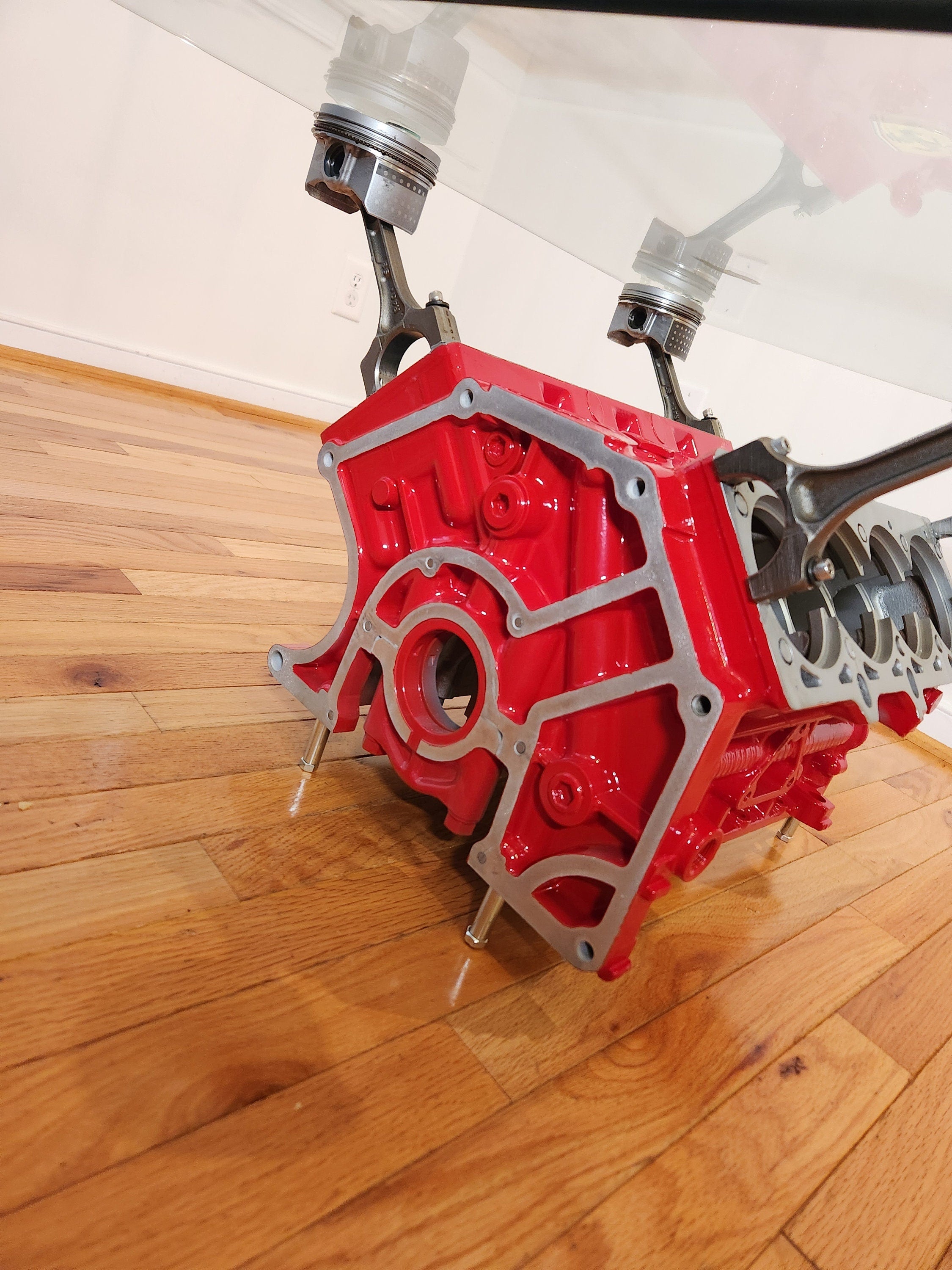 Ferrari Mondial V8 Engine Block Coffee Table
