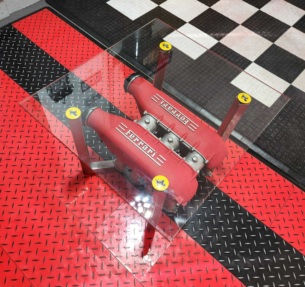 Ferrari 458 Italia Intake Manifold Coffee Table