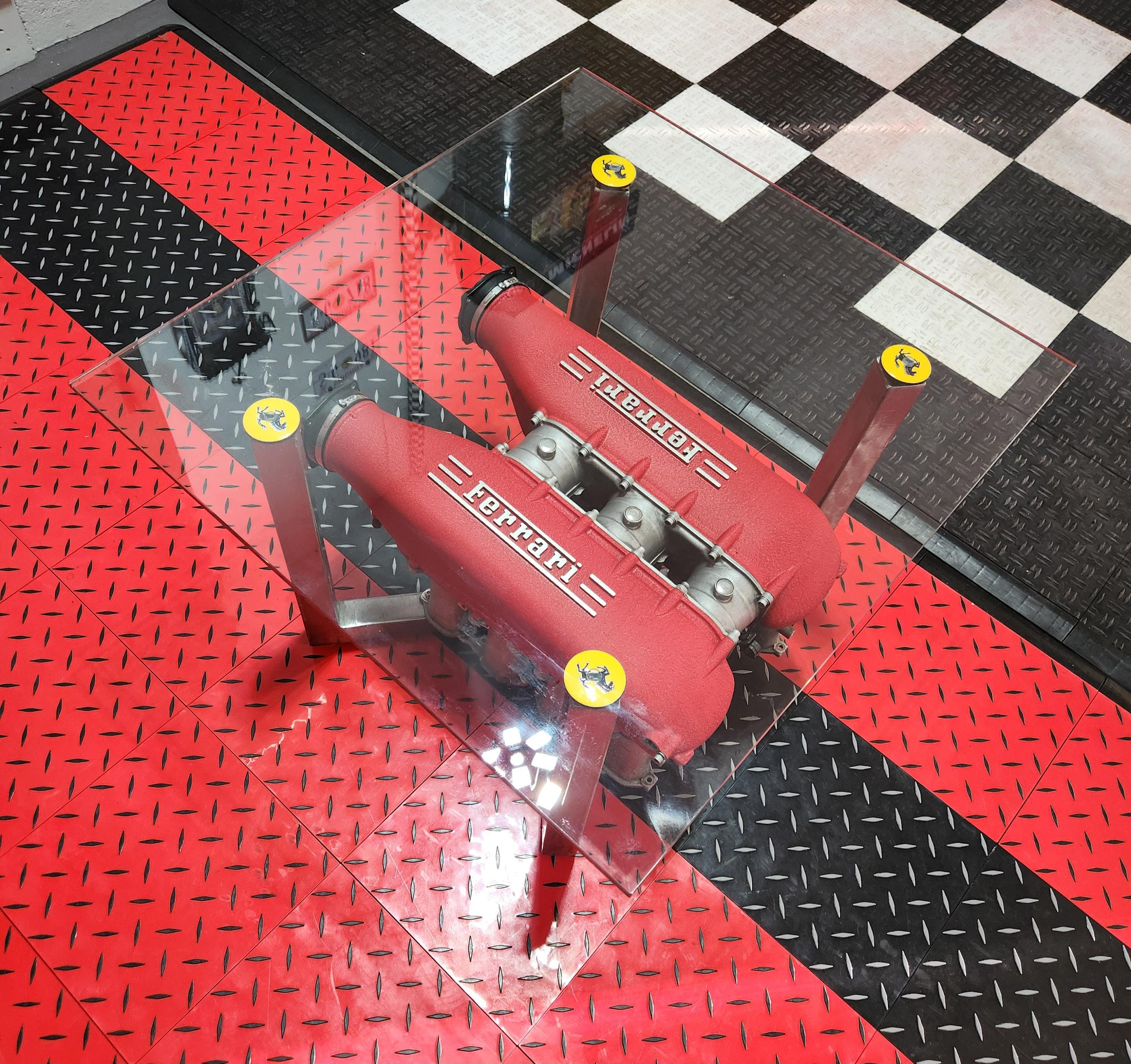 Ferrari 458 Italia Intake Manifold Coffee Table