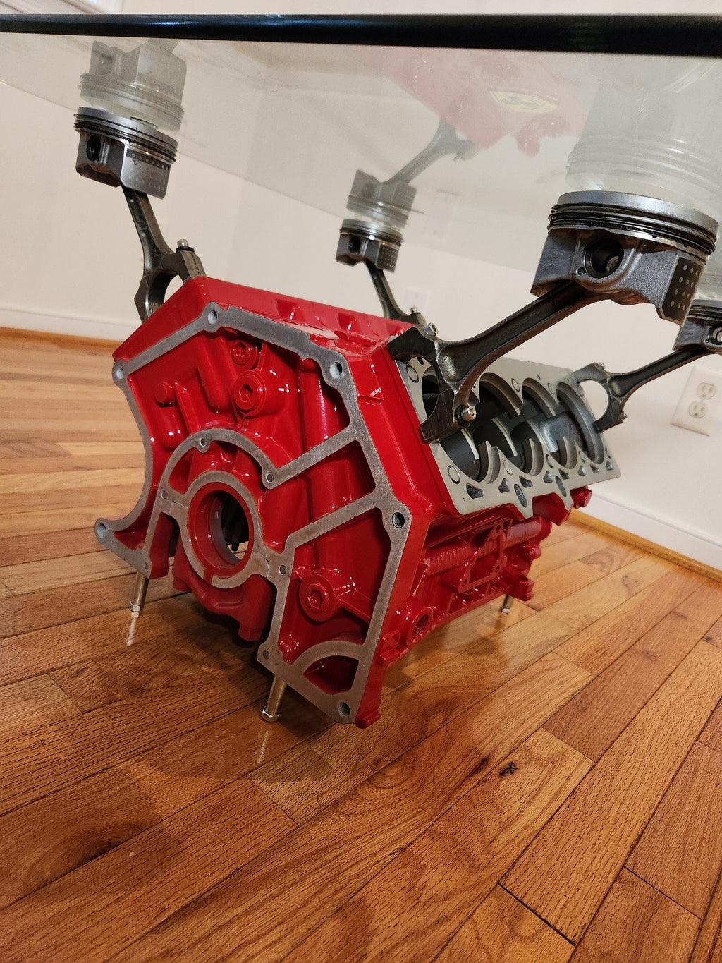 Ferrari Mondial V8 Engine Block Coffee Table
