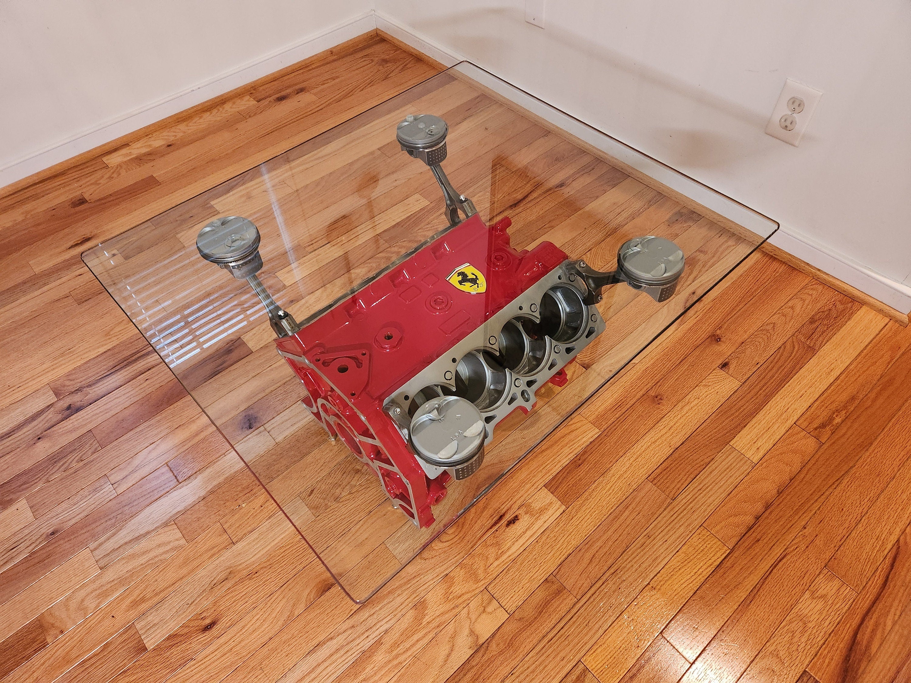 Ferrari Mondial V8 Engine Block Coffee Table