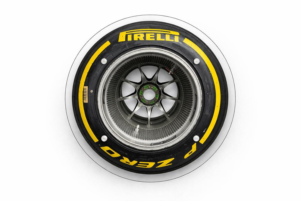 Ferrari-Inspired Chairs Set with F1i Wheel Coffee Table