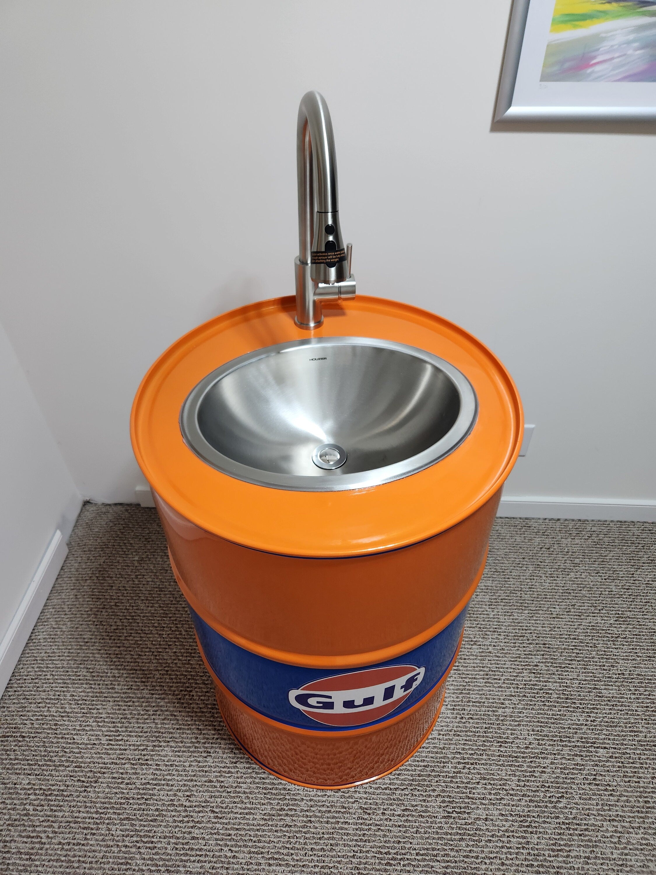 Gulf Inspired Motorsport Utility Sink