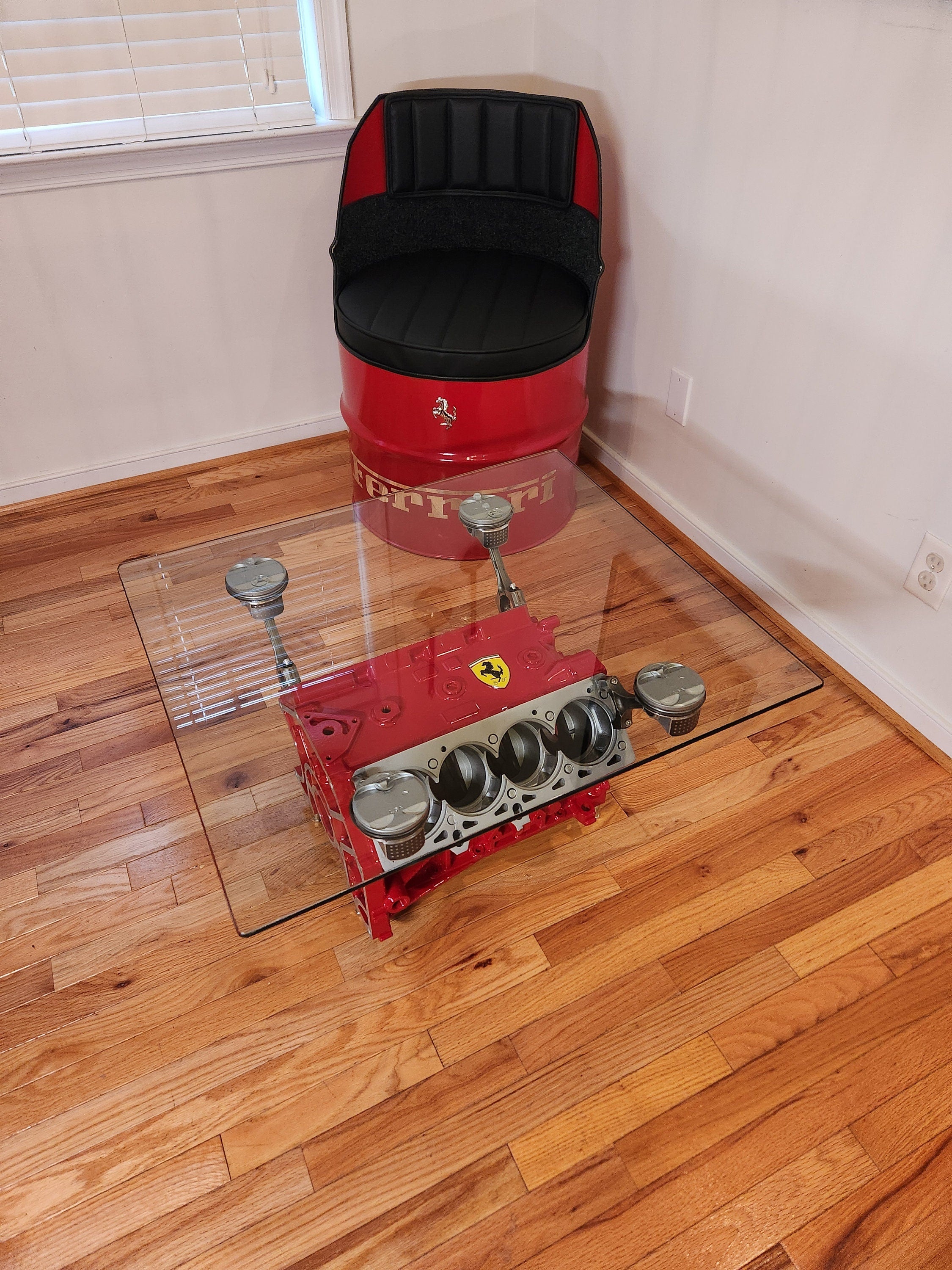 Ferrari Mondial V8 Engine Block Coffee Table
