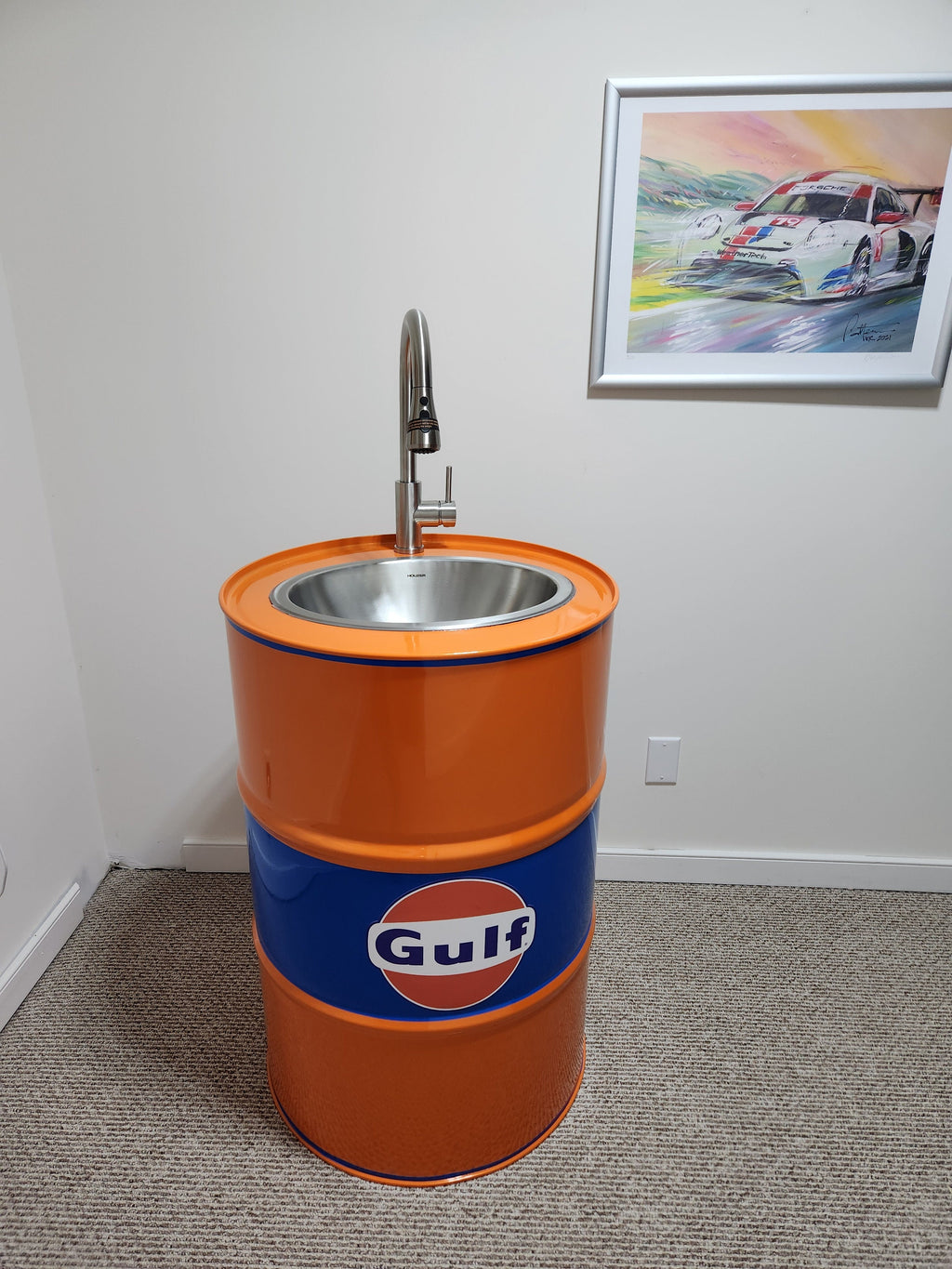 Gulf Inspired Motorsport Utility Sink