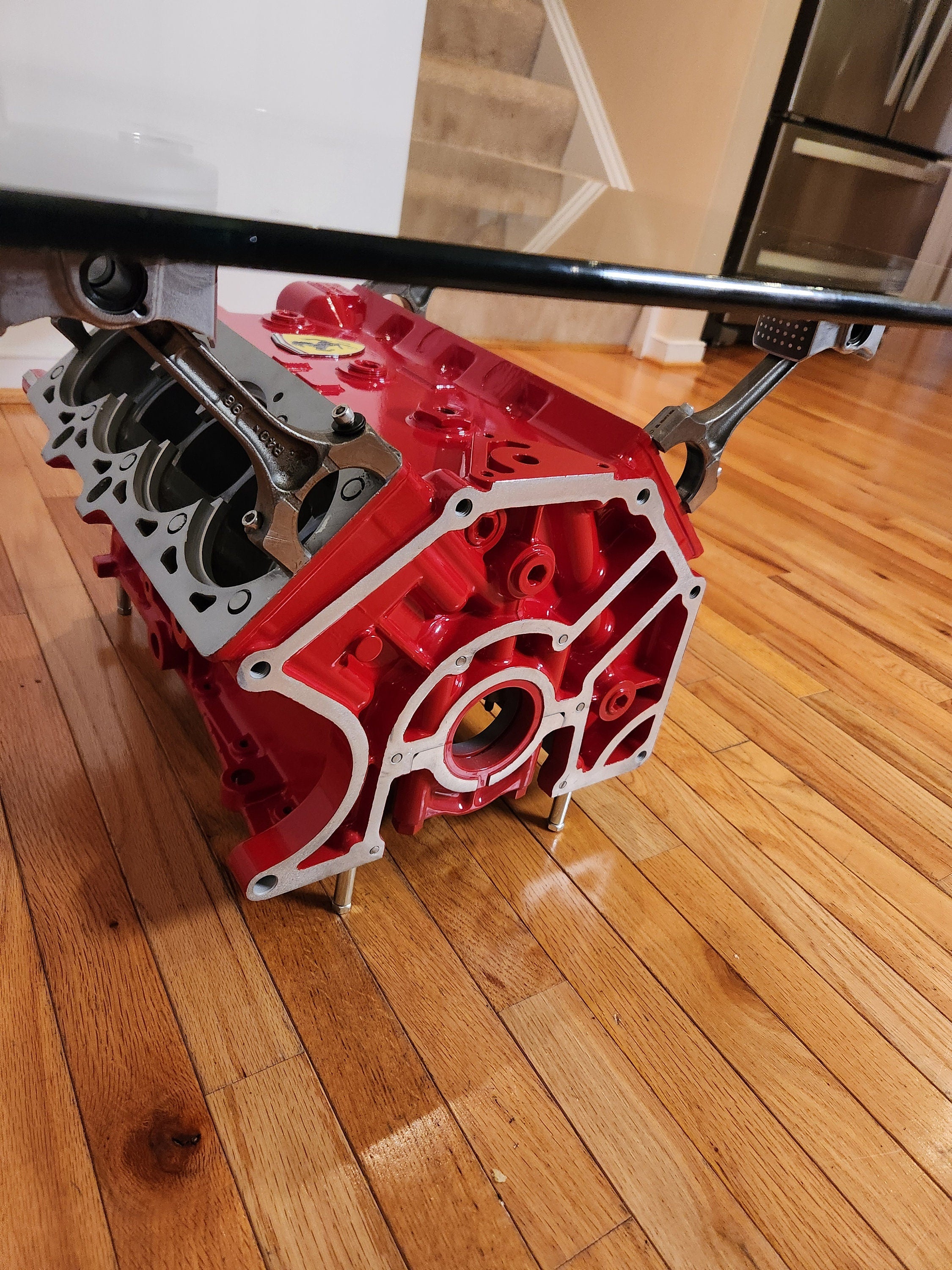 Ferrari Mondial V8 Engine Block Coffee Table