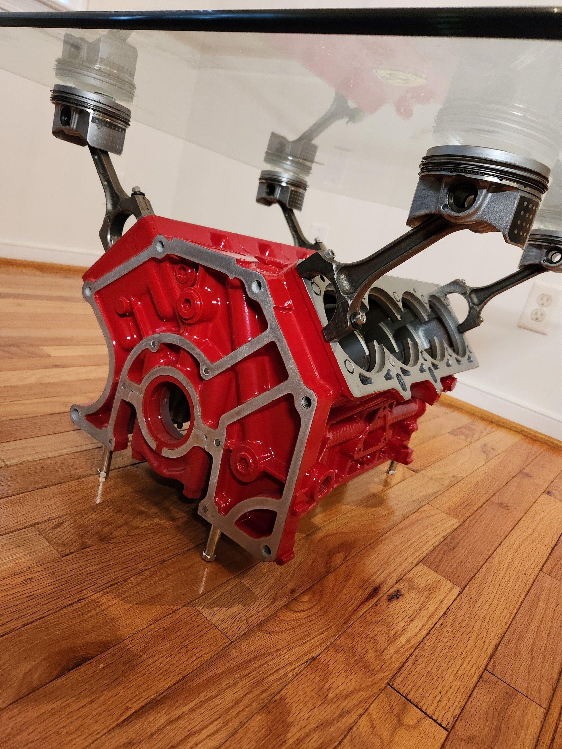 Ferrari Mondial V8 Engine Block Coffee Table