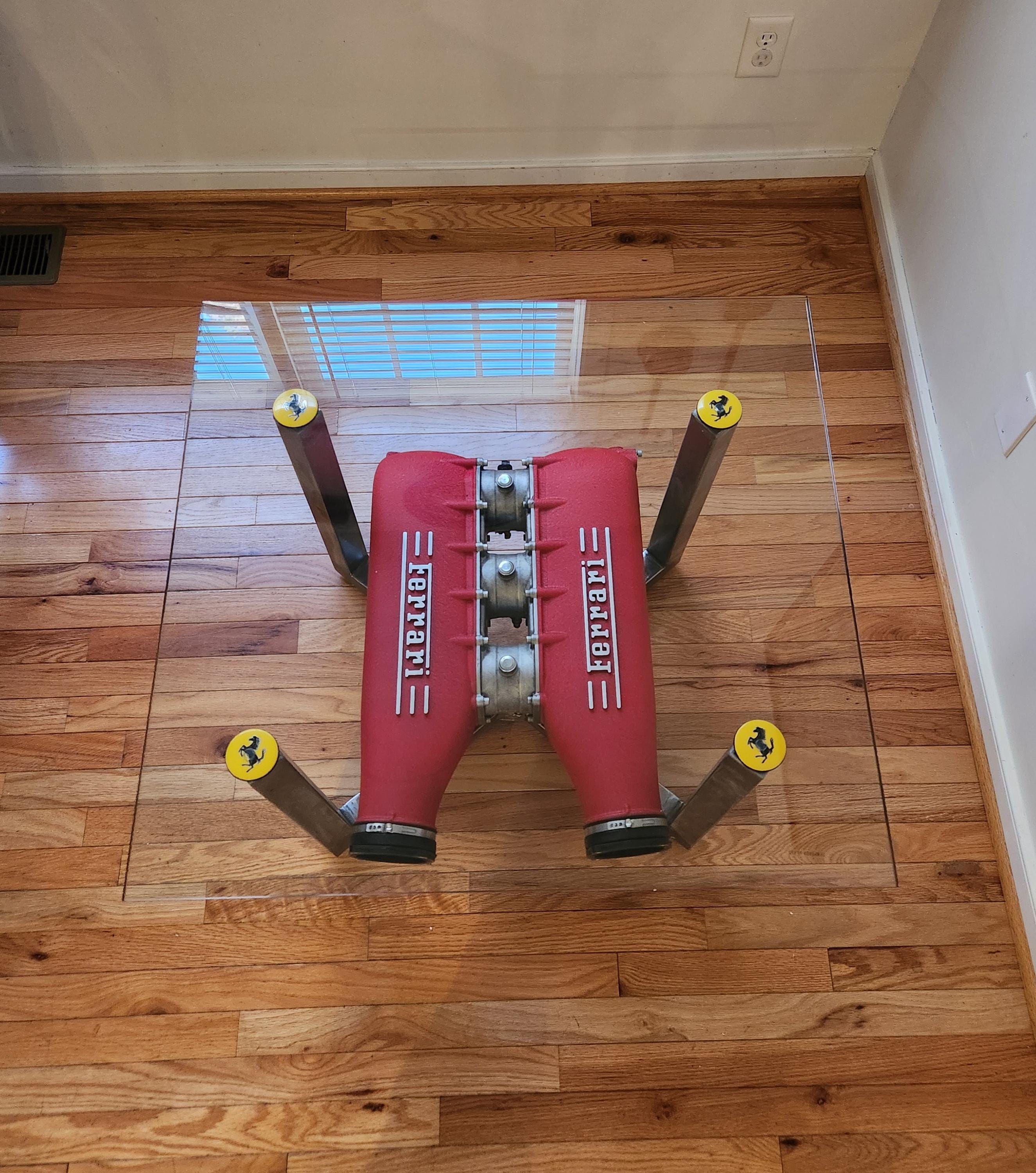 Ferrari 458 Italia Intake Manifold Coffee Table