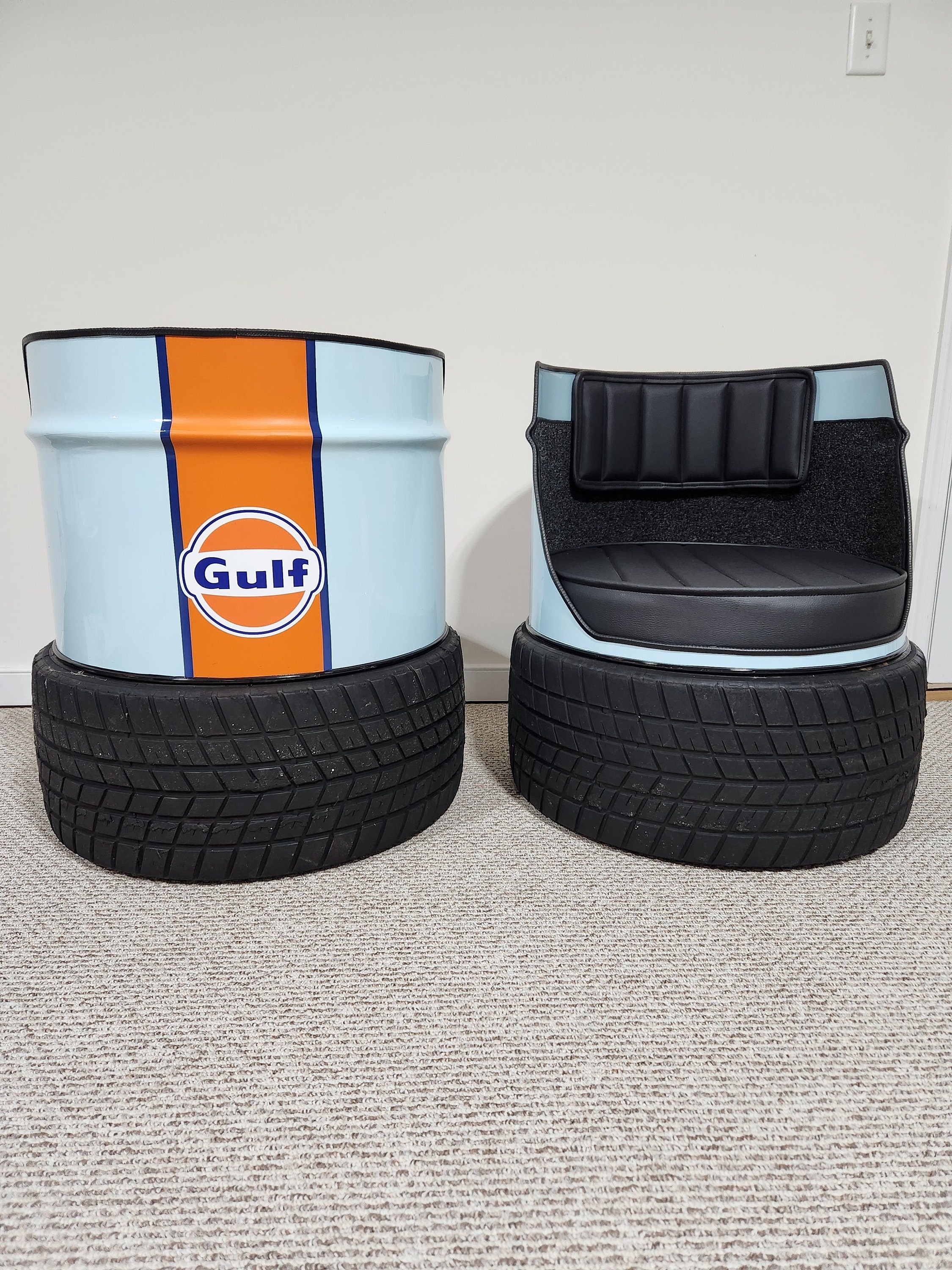 Gulf Inspired GT40 Motorsport Barrel Chair