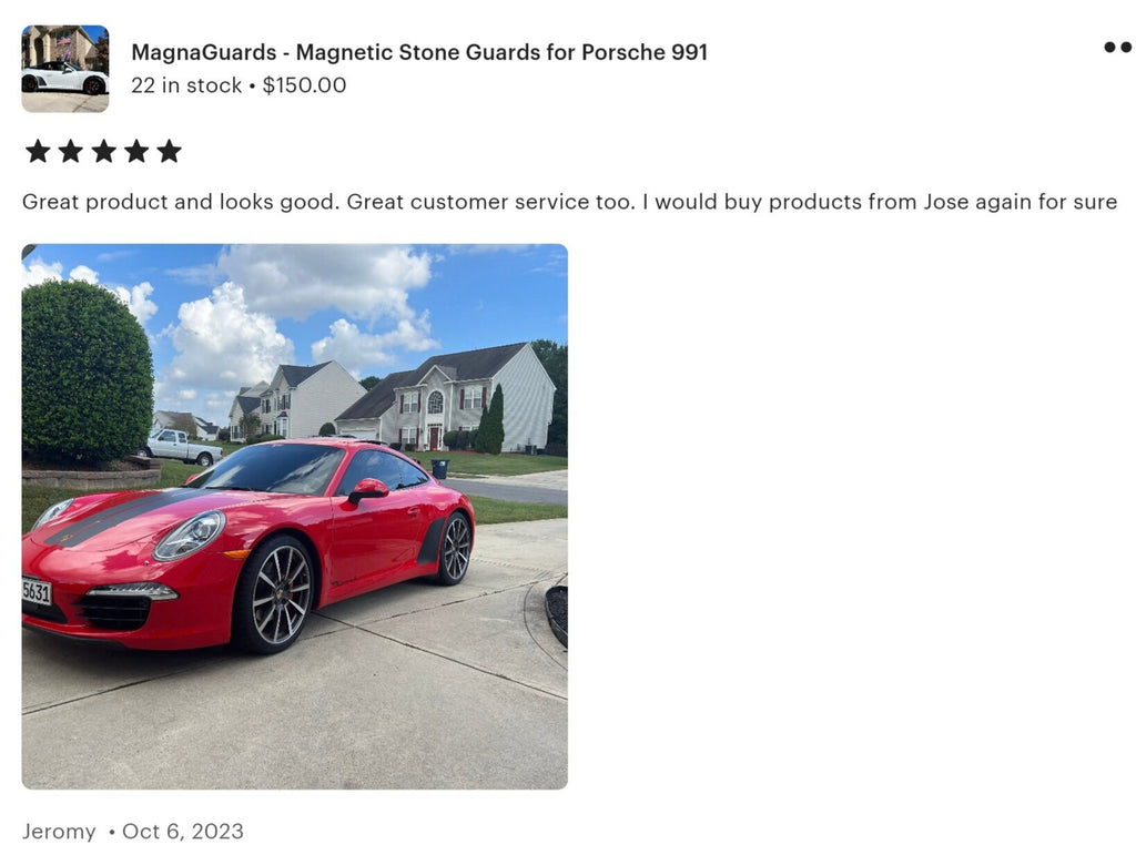Magnetic Stone Guards for Porsche 911 (997 / 991) – Paint Protection Set