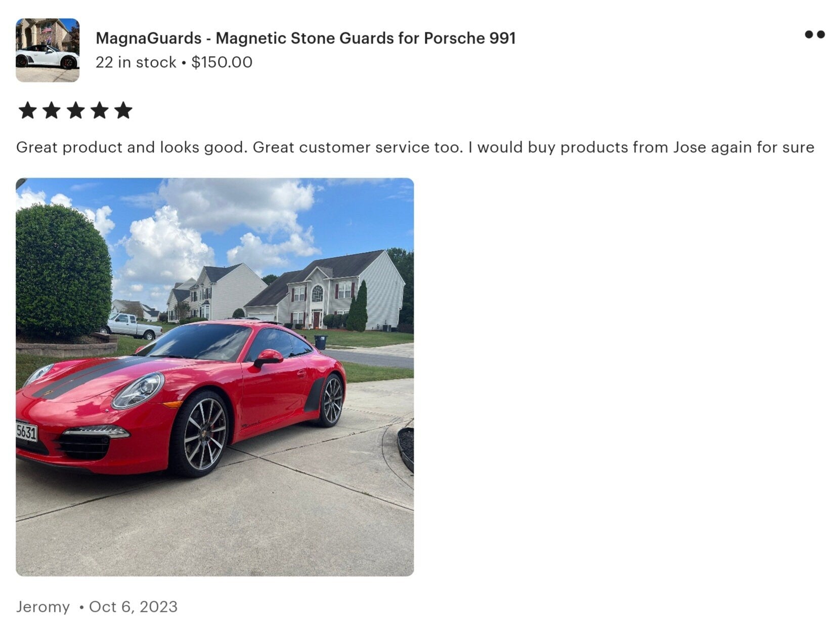 Magnetic Stone Guards for Porsche 911 (997 / 991) – Paint Protection Set