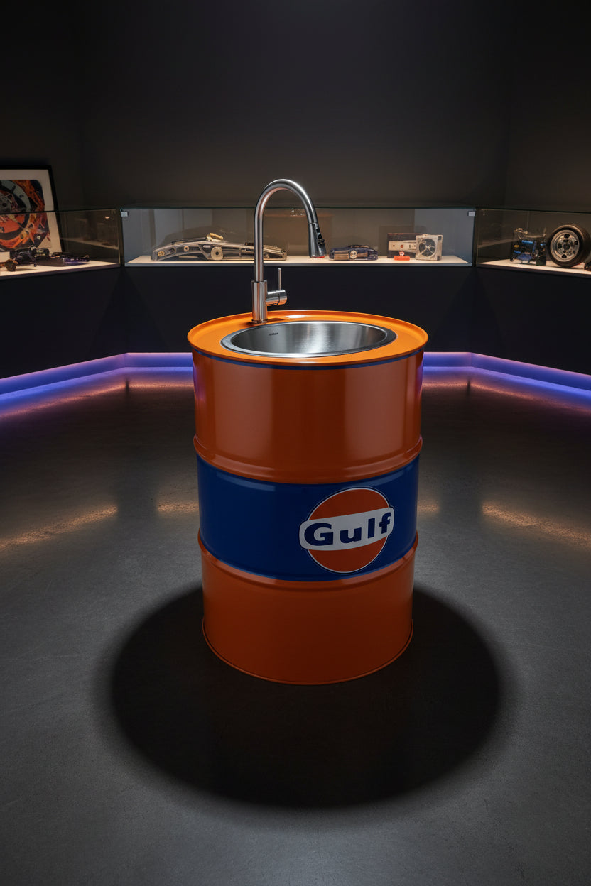 Gulf Inspired Motorsport Utility Sink